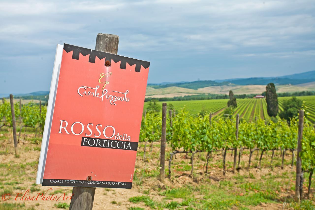 Вілла Residenza Storica Casale Pozzuolo Cinigiano Екстер'єр фото